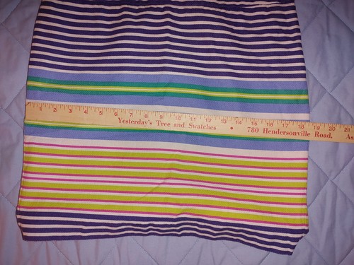 Loft Multi Color Strip Lined Skirt Size 10P - Picture 3 of 10