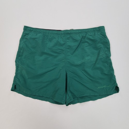 Eddie Bauer Swim Trunks Mens Extra Large Green Board Shorts Bathing Suit - Picture 1 of 10