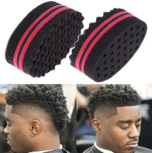 Curly Double Side Big Hair Twist Sponge For Dread Loc Afro Coil