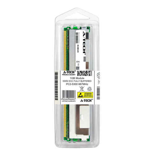 1GB DDR2 PC2-5300F 667MHz FBDIMM (HP 398706-551 Equivalent) Server Memory RAM - Picture 2 of 2