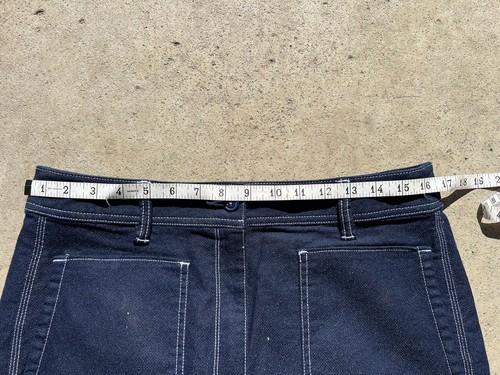 Lands End Size 10 Carpenter Inspired Mid-Skirt Blue Jean Material NWOT!!! Nice! - Picture 6 of 11