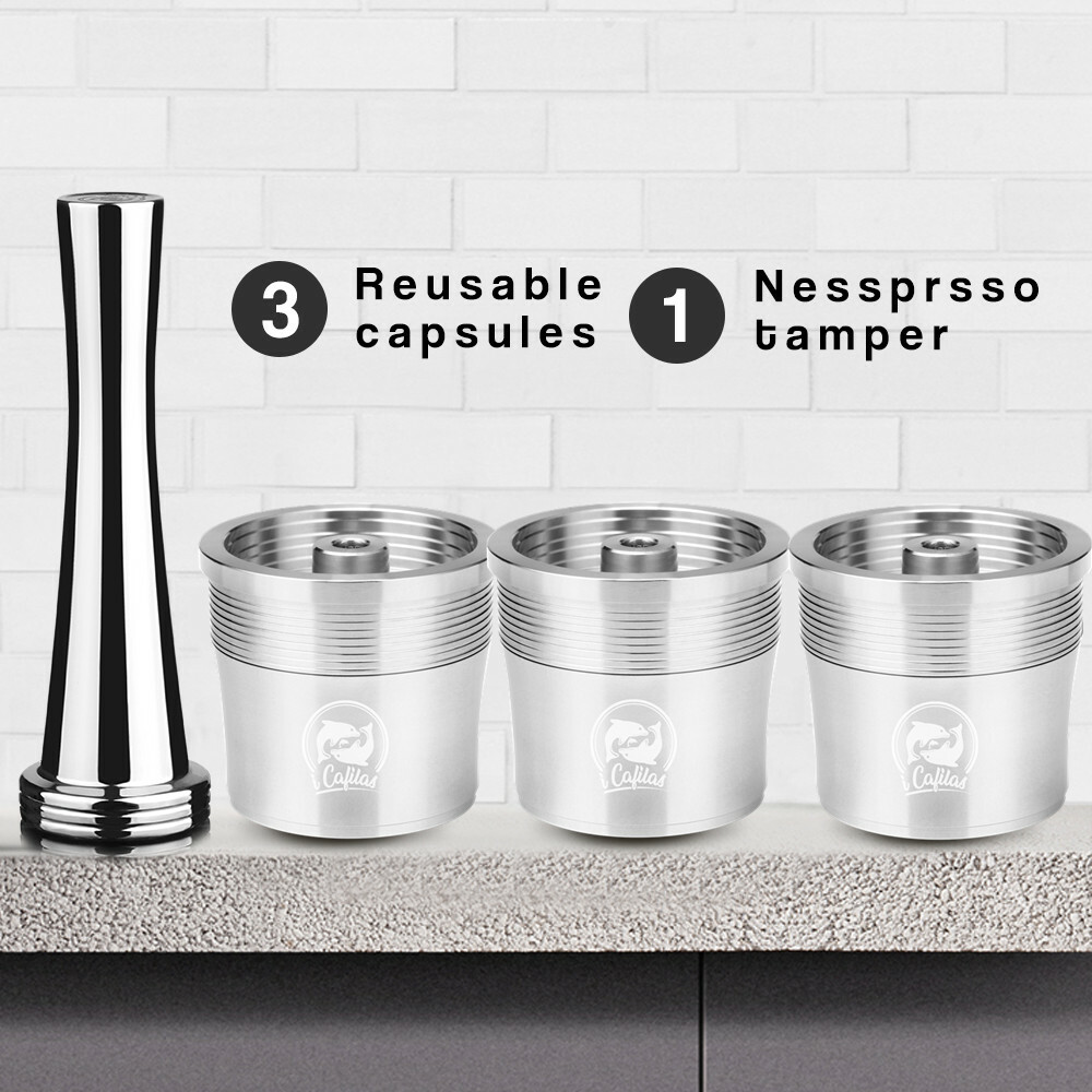Stainless Steel Refillable Coffee Capsule Filter Pod for Illy X7.1 X8 X9 Y5