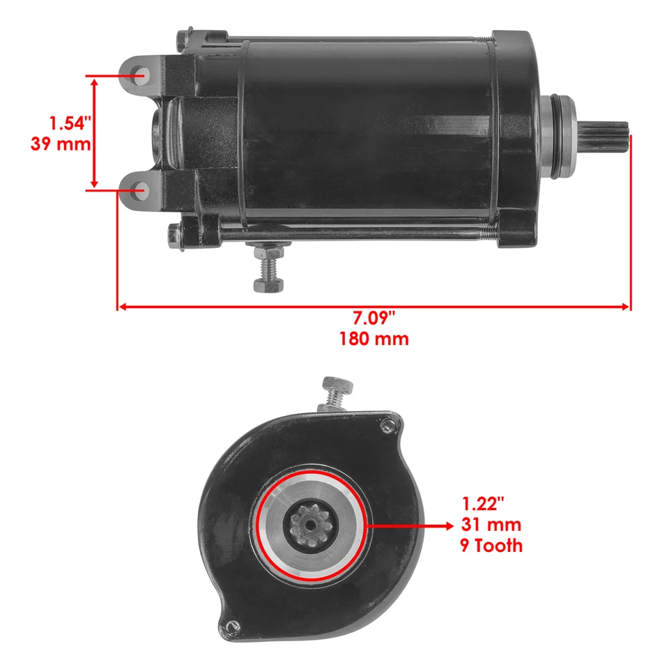 Arranque Caltric para Kawasaki 650Cc KLX650 1993 1994 1995 1996 / 21163-1217 Foto 2 de 4