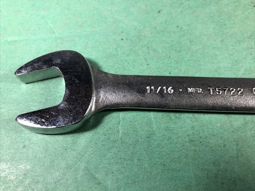 Tru-Test | 11/16" x 19/32" Open Wrench | T5722 | USA - Picture 2 of 12