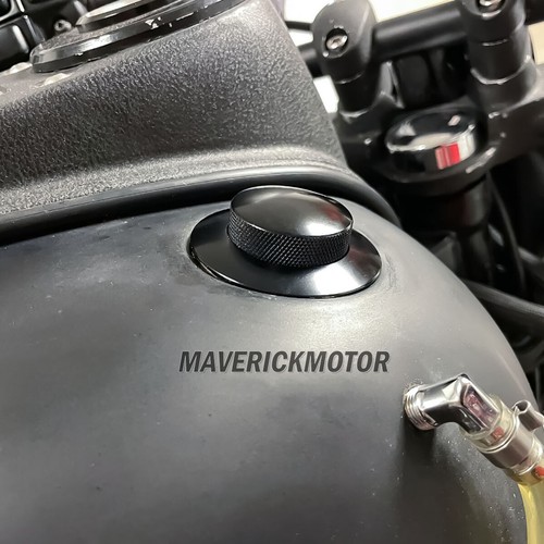For Sportster 883 1200 48 72 Softail Dyna CVO Fatboy Fuel Gas Cap Oil Tank Cover - Picture 5 of 13