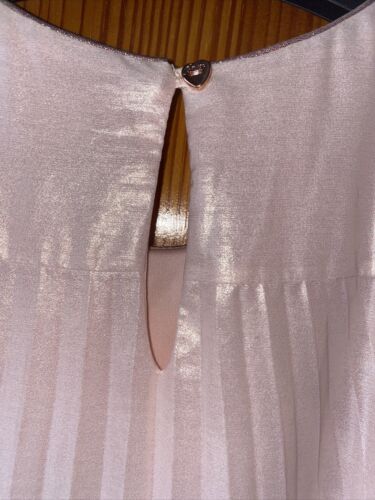 Ted Baker Dress Age 13 Years Pink New Tags Skater Pleated - Foto 7 di 11