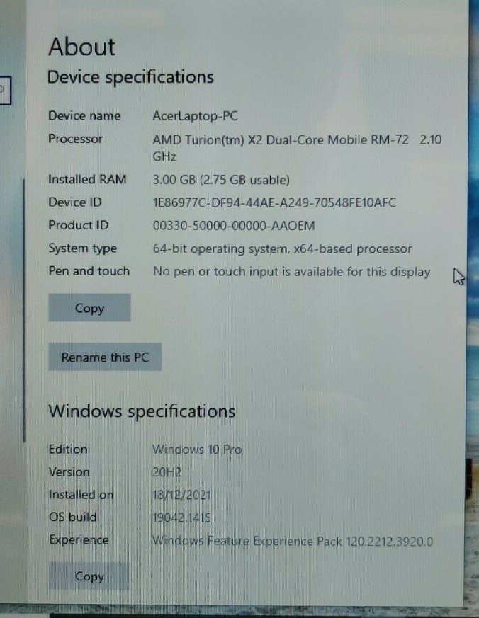 Acer Aspire 6530 16'' Radeon HD Laptop Windows 10 Webcam SSD Good Battery Cheap Wybuchowe kupowanie w niskiej cenie