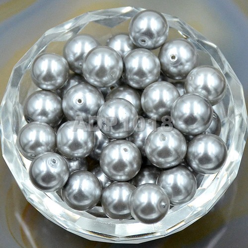 200pcs Top Quality Czech Glass Pearl Round Loose Beads 3mm 4mm 6mm 8mm 10mm 12mm - Picture 28 of 61
