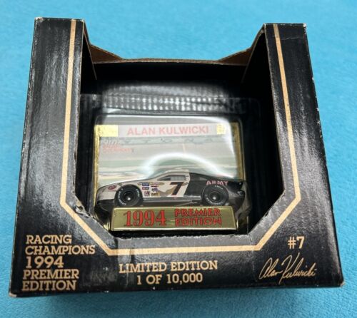 RACING CHAMPIONS 1994 PREMIER EDITION 1:64 SCALE DIE CAST CAR ALAN KULWICKI #7 - Picture 3 of 8