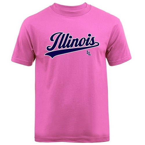 State of Illinois Swoosh IL Grafik T-Shirt - Bild 9 von 17
