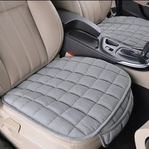 Cojín de cubierta de asiento de coche cálido de invierno antideslizante asiento de silla delantera almohadilla transpirable coche - Imagen 19 de 28