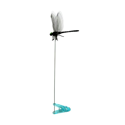 Fake Dragonfly Clips,Clip on Dragonfly for Outdoors 3D Dragonfly Garden Decor - Picture 8 of 21