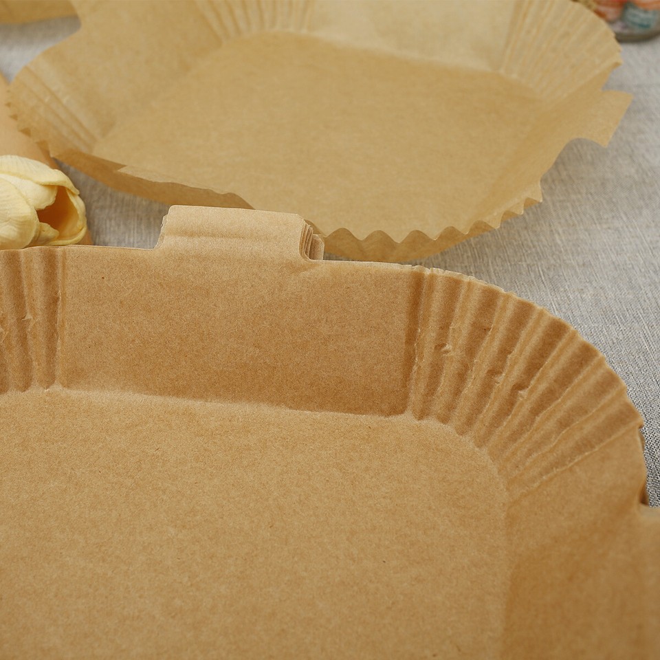 100Pcs Air Fryer Parchment Paper Square Air Fryer Paper Liner NonStick