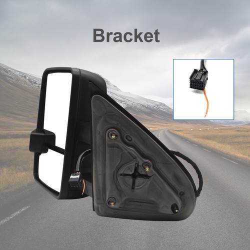 Tow Mirrors for 2014-2018 Chevy Silverado Sierra 1500 2500HD 3500HD Power Heated - Picture 6 of 12