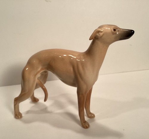 Vintage Beswick Windhund/Whippet 5,5" lang 4,75" groß Porzellan Porzellan China - Bild 8 von 12