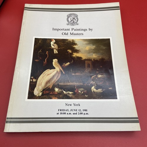 Christie’s Important Paintings By Old Masters New York 1980/1981 - Picture 3 of 8