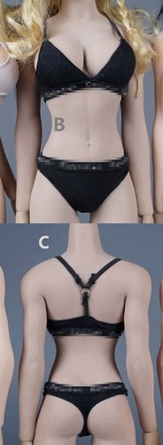1/6 Sports Bra Panties Underwear Set For 12" PHICEN Hot Toys Female Figure ☆USA☆ - Picture 3 of 12