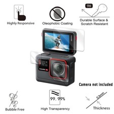 Wear-Resisting Bubble-Free 9H Screen Protector fits Insta 360 Ace Action Camera