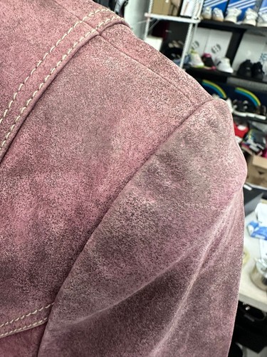 Tom Tailor Chaqueta De Cuero Usada Para Mujer Talla XL Morado LLV1177 - Imagen 8 de 13