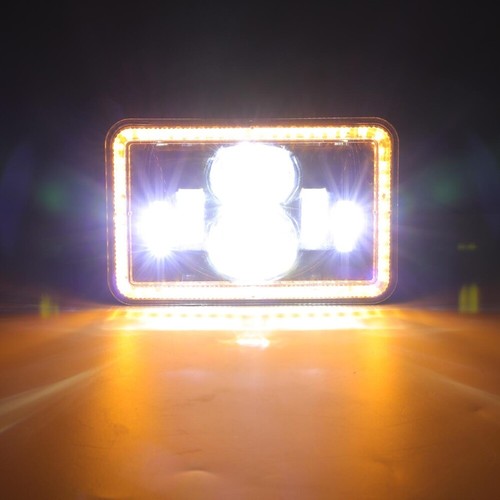 2x 4x6" LED Headlights HI/L Fit For Freightliner FLD120 1988-2010 FLD112 Classic - Picture 12 of 12