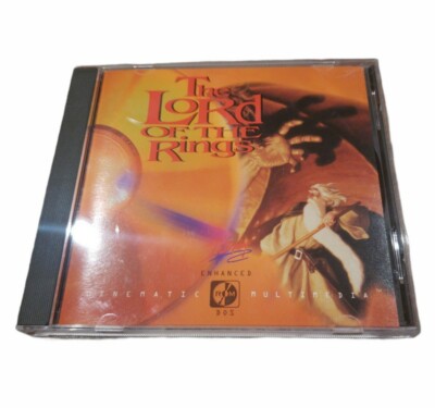 1993 The Lord of the Rings Interplay Enhanced MS-DOS PC CD-ROM Game LOTR
