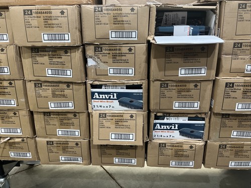 NEW!! Anvil 2-1/4 in. x 7 in. Carbon Block 6-Row x 19-Row Wire Brush - Picture 6 of 6