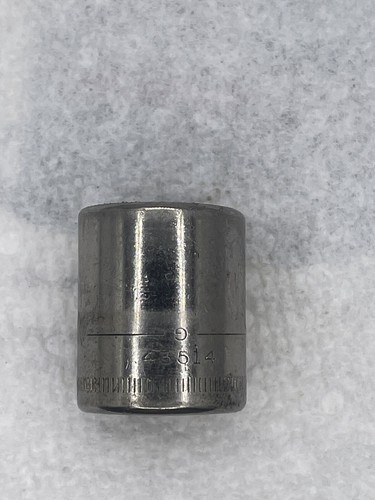 CRAFTSMAN USA 13mm 6pt 1/4" DRIVE SOCKET P/N 43514 INVERTED G - Picture 2 of 8