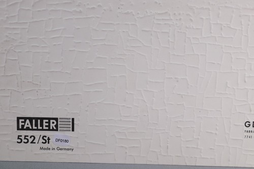 DF180 FALLER 552/St train Ho 1/87 1:87 Diorama Plaque mur pierres 250 x 125 mm - Picture 2 of 4
