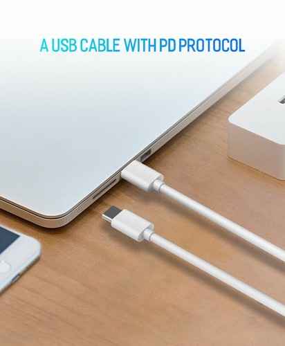 USB C to USB C Cable Type C Fast Charger Charging Cord For Samsung Galaxy S20 21 - Picture 45 of 48
