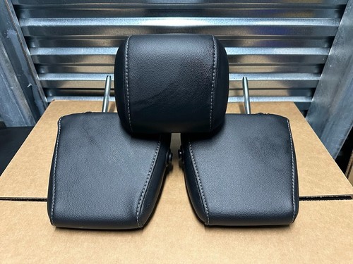 2018-2022 Ford Ecosport Rear Seat Headrests Head Rests Set of 3 Black Leather - Bild 2 von 3