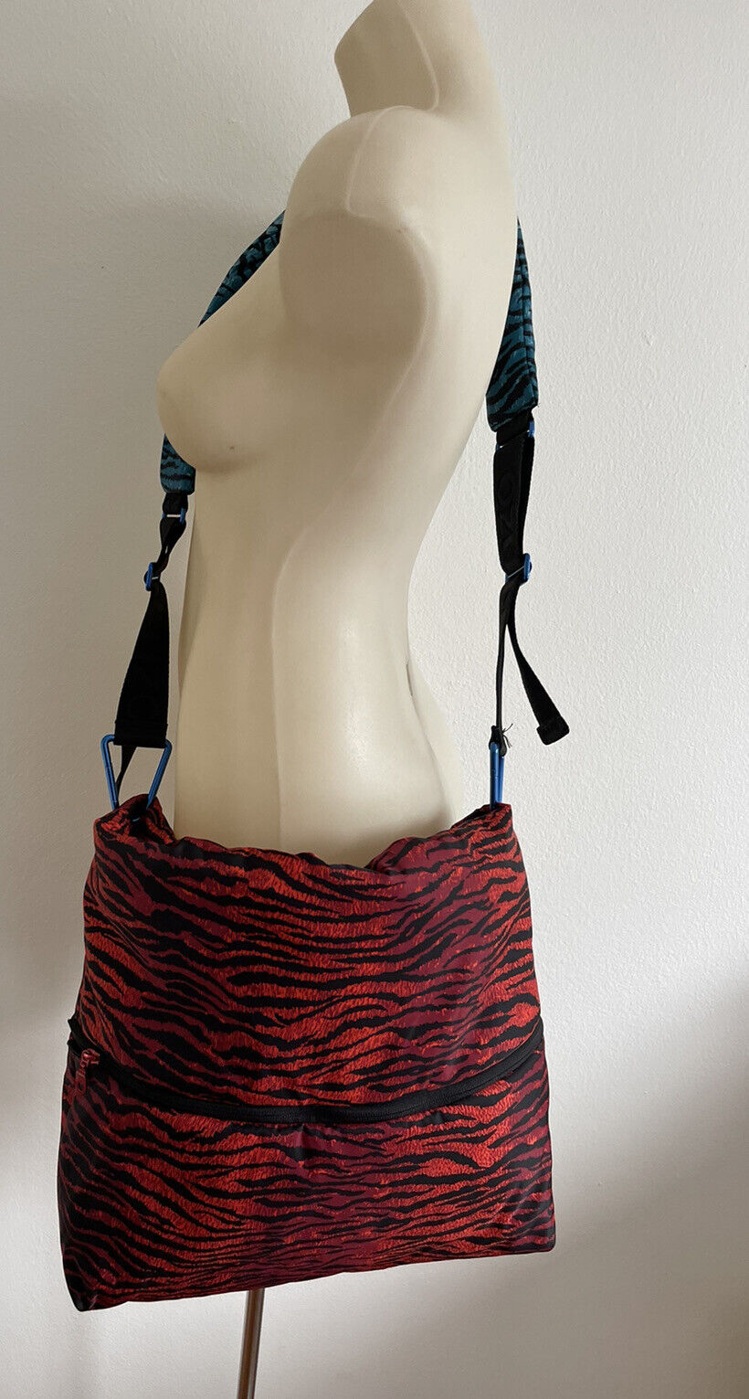 KENZO x H&M Leopard Tiger Stripe Print Bag Cross Body Red/pink