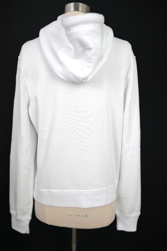Sudadera con Capucha Abercrombie & Fitch Mujer Logo Gráfico Blanca XL NUEVA CON ETIQUETAS - Imagen 3 de 3
