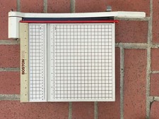 BOSTON 2612 12" HEAVY DUTY GUILLOTINE PAPER CUTTER 12" SALE 4 CHILDREN'S CHARITY