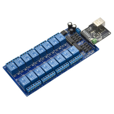 Ethernet WAN Control LAN Web Server 16Channel Relay Ethernet RJ45 Network Module