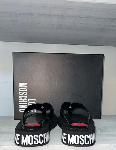 LOVE MOSCHINO INFRADITO Nero Donna Woman Size Eu 35 MSD1 - Imagen 5 de 6