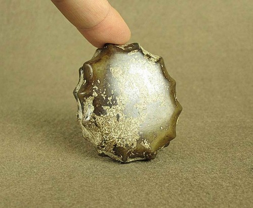 Han Dynasty Chinese Old Antique Jade Hand Carved Bamboo Patterns Brush Washer - Picture 5 of 6