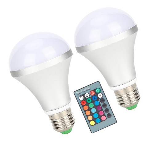 E27 RGB Light Bulb 60W LED Color Changing Remote Control Energy Saving Bulb - Picture 7 of 24