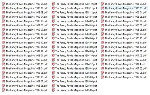 FANCY FOWLS MAGAZINE 60 Classic Issue Collection In PDF Format USB Flash Drive - Picture 3 of 16