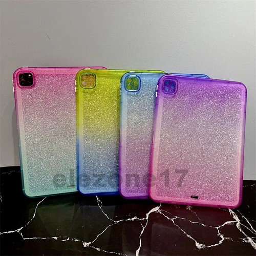 Glitter Gradient Case Proetct Cover For iPad Pro 11 12.9 10th 9th 8th 10.2 Air 5 - Picture 2 of 18