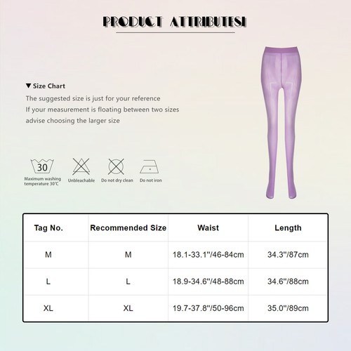 Pantimedias transparentes para mujer Bodystocking aceite lencería medias pantalones - Imagen 36 de 131