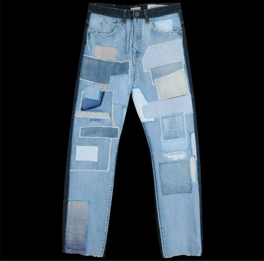 Kapital Kountry boro patchwork Denim pants Size 32 rare good Kapital Kountry boro patchwork Denim pants Size 32 rare good
