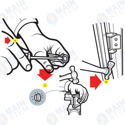 For Select 98-19 Lexus Toyota Models Door Hinge Pin and Bushing Kit - Foto 6 di 6
