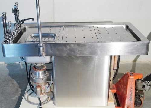 Shandon Lipshaw LM8 Dissecting Autopsy Table with Sink and Garbage Disposal - Picture 10 of 17