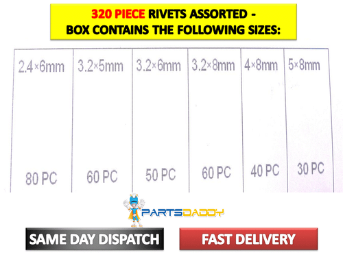 32" HEAVY DUTY LAZY TONGUE TONG HAND RIVETER POP RIVET GUN + 320 RIVETS NEW 2348 - Picture 3 of 3