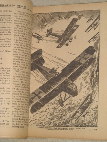 Original Vintage G-8 and his Battle Aces Bloody wings for a Sky Hawk Sept 1940 - Picture 8 of 8