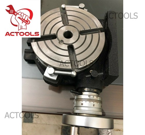 Rotary Table HV6 Slots 6" 150mm Precision 4 with M8 Clamp Kit for Milling Best - Picture 14 of 14