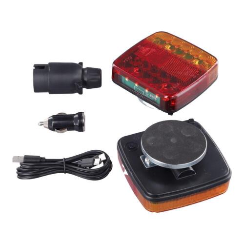 2X7Pin LED Magnetic Wireless Trailer TailLight Kit ForTrailer-Truck Automotive - Picture 10 of 14