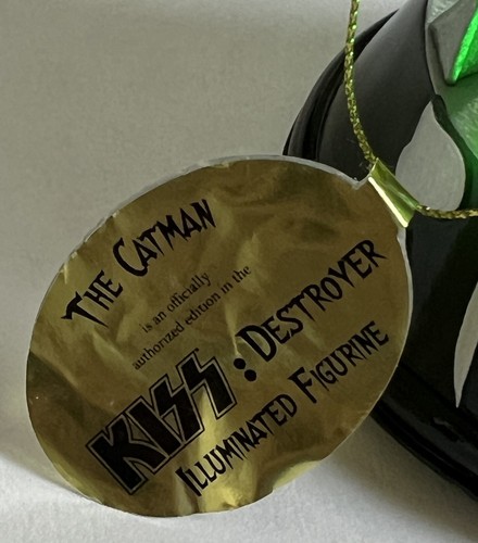 Bradford Exchange KISS Destroyer Catman Lighted Musical Figurine w/ Certificate - Picture 9 of 10