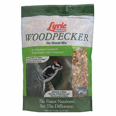 Lyric 2647405 Woodpecker Bird Food, No Waste Mix, 5 Lbs. - Quantity 1 - Picture 1 of 2