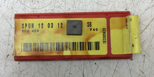Carbide Inserts Sandvik Coromant SPxx- SPUN 12 03 12 - S6 - SPU 423 - P40 - - Picture 4 of 5